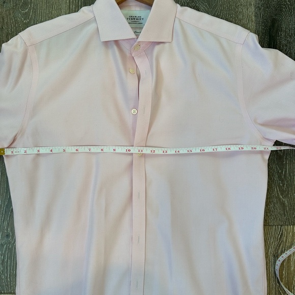 Men's Pink Dress Shirt - Picture 5 of 6